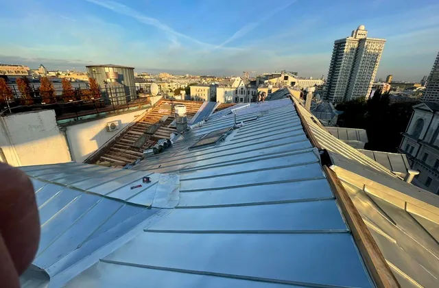 Частичная замена металлической кровли в центре Москвы — фото 11 из 20